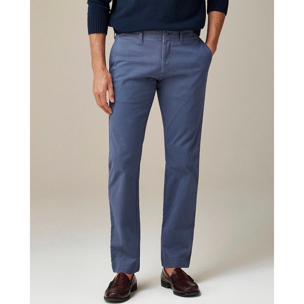 J. Crew 484 Slim-fit stretch chino pant in Dusty Navy size 33/30